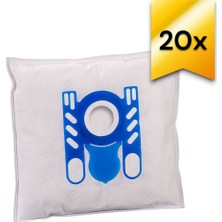 BEKO - ARÇELİK -  ELEKTRİKLİ SÜPÜRGE UYUMLU SENTETİK TOZ TORBASI - 20 ADET - MAVİ PLASTİK - ( UYUMLU MODELLER AÇIKLAMADA )