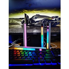 Rgb Sese Duyarlı Taşınabilir Ekolayzer LED Çubuk