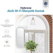 Skygo Akıllı Wi-Fi Manyetik Kontak, Kapı ve Pencere Sensörü, Fiziksel Müdahaleye Karşı Sabotaj Uyarısı, Uygulama ile Uzaktan Kontrol