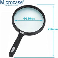 Skygo 130 mm Çap 2.5 x Büyütme El Tipi Büyüteç - AL2491