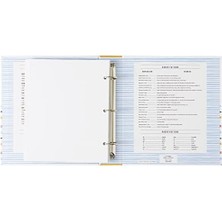 Skygo C.r. Gibson Bloom Cep Sayfası Kitap Klasörü, Tarif Dizin Kartları, 21,5 cm G x 23,7 cm U, Çok Renkli