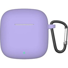 Skygo Freebuds Se 2 Ile Uyumlu Yumuşak Kapak Darbeye Karşı Koruma Yıkanabilir Konut Anti Toz Kılıfı Lila Renk