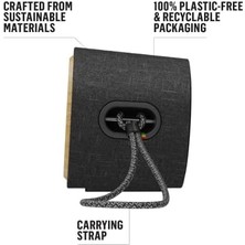 Skygo Get Together 2 Mini Taşınabilir Bluetooth Hoparlör. Sürdürülebilir Malzemelerden Yapılmış Kablosuz Seyahat Hoparlörü, 15 Saat Çalma Süresi, Mikrofon, 20 W Dış Mekan Hoparlörü