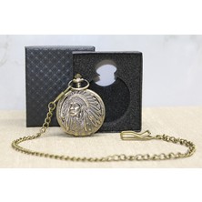 Marsilyan Özel Kutulu Kızılderili Köstekli Saat