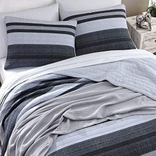Skygo Ev | Ardmoore Koleksiyonu | Premium Pamuk Ultra Yumuşak Yorgan Örtüsü, Rahat 2 Parça Yatak Seti, Tüm Sezon Şık Yatak Örtüsü, Ikiz, Gri