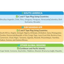 Skygo Hadron Uluslararası Seyahat Adaptörü 2’li Set, Tip C Avrupa, Tip G Ingiltere Adaptör Fişi, 150 Den Fazla Ülke Uyumu, Çoklu Uç Fiş Desteği, Hac, Umre, Abd, Ab, Ingiltere, Avustralya Priz Dönüştürücü