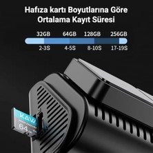 Skygo D11 2 Kameralı Ön/arka 4K+1080P Starvıs Sensörlü Yapay Zeka Destekli Wi-Fi Gps'li Araç Kamerası