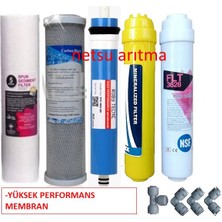 Netsu Philips Aut 3060 Su Arıtma Cihazı Uyumlu 5'li Filtre Seti.