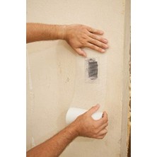 Skygo Red Devil 1226 Onetime Fiber Mesh Çatlak Yama 15,24 cm x 75' Duvar Onarım Kumaş, Beyaz