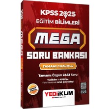Skygo Yediiklim Yayınları 2025 Kpss Eğitim Bilimleri Mega Tamamı Çözümlü Soru Bankası