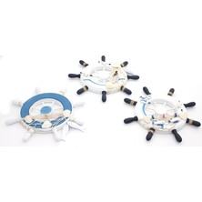 Marsilyan Ahşap Marin Duvara Asmalı Dümen