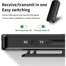 Skygo Bluetooth 5.4 Kablosuz Ses Verici ve Alıcı M18 – Tx Rx Aux Adaptör, Tv Pc Araç Hoparlör Için Audio Transmitter Receiver, Type-C Şarjlı 150MAH | M18