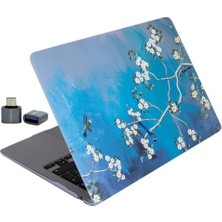 Skygo Pro Kılıf 13 Inç M1-M2 A1706-08 A1989 A2159 A2251 A2289 A2338 ile Uyumlu V.GOGH01NL Yeşil Sarı