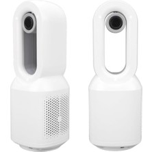 Skygo HP-F29 Sessiz Pervanesiz 106 Derece Döner USB Şarjlı Masaüstü Fan – Bluetooth Hoparlör Gece Lambası 3'ü 1 Arada Akıllı Tasarım 33 cm