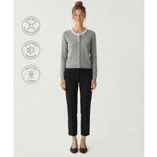 Yargıcı Düz Yüksek Bel Pantolon