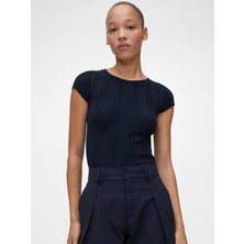Gap Kadın Lacivert Gapstudio Rib T-Shirt