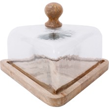 Yargıcı Kapaklı Servis Tabağı (24x24x14 cm)