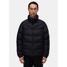 Napapijri NP0A88V39411-A-MOLVENO Stand Siyah Düz Erkek Mont