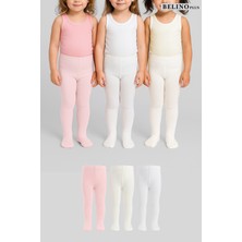 Belyy Socks 3 Lü Pamuklu Kız Bebek Külotlu Çorap