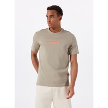 Only & Sons O Yaka Baskılı Açık Yeşil Erkek T-Shirt Onsfaruk Reg Ss Tee Cs