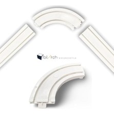 Skygo 2 Raylı Perde Rayı Korniş 90° Dönüş Köşe Aparatı