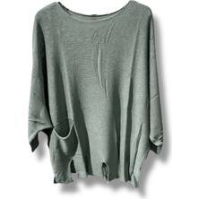 %100 Pamuk Merserize Triko Bluz Standart Beden 38-48 Uyumlu