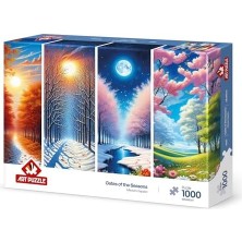 Skygo Mevsim Kapıları 1000 Parça Puzzle