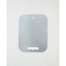 English Home Steel Edge Paslanmaz Çelik Kesme Tahtası 26x34 cm Gri