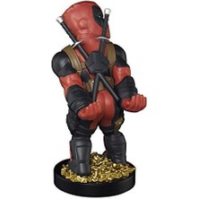 Skygo Gaming Cable Guys - Deadpool Arka Görünüm Şarj Telefonu ve Kumanda Tutucu - Elektronik Oyunlar, Kırmızı