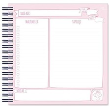 Skygo Yemek Tarif Defteri Spiralli Renkli Ayraçlı