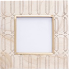 Yargıcı Reçine Pirinç Kare Çerçeve(17x17 Cm)