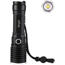 Buğz Bright GHT-5761 XP50 LED 3 Mod Zoomlu Yağmur Suyu Geçirmez Şarjlı El Feneri