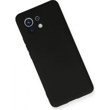 Marsilyan Xiaomi Mi 11 Kılıf Nano Içi Kadife Silikon - Siyah