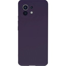 Marsilyan Xiaomi Mi 11 Kılıf Nano Içi Kadife Silikon - Mor
