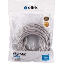 Butik S-Lınk SL-CAT610 Cat6 Patch 10MT Kablo (GRI)(1923)