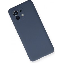 Marsilyan Xiaomi Mi 11 Kılıf Nano Içi Kadife Silikon - Gri