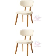 Sweet Home Masa Sandalye Masal Ahşap Gürgen Sandalye  2 Lı Set Cafe,restaurant,mutfak,salon,yemek Odası Sandalyesi