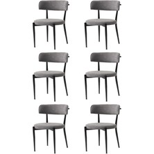 Sweet Home Masa Sandalye Gözde Sandalye Metal 6 Li Set Cafe,restaurant,mutfak,salon,yemek Odası Sandalyesi