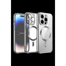 Marsilyan iPhone 12 Pro Kılıf Kross Magneticsafe Kapak - Titan Gri