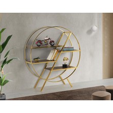 Sweet Home Masa Sandalye Dünya Çiçeklik Metal Kitaplık 4 Raflı Ev Ofis Rafı Dosya Kitap Rafı