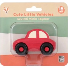 Just Cheap Store Sevimli Araba Tekli Kırmızı