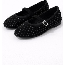 Slipcat Taşlı Tokalı Kadın Babet – Şık ve Rahat Günlük Babet