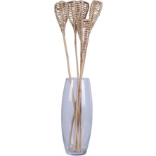 Yapay Çiçek Sitesi Kuru Çiçek Rattan Lata Lamba (Lamp) 55 cm 5li