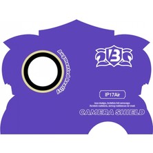 Marsilyan Apple iPhone 17 Air Bilvis Titan Kamera Lens - Gold