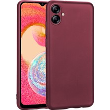 Maks Technology Galaxy A07 Kılıf Mkst Premier Silikon Kapak - Mürdüm