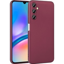 Maks Technology Galaxy A17 Kılıf Mkst Premier Silikon Kapak - Mürdüm