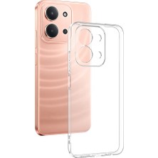 Maks Technology Redmi 15C Kılıf Mkst Süper Silikon Kapak - Şeffaf