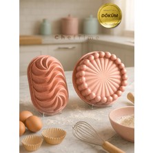 2’li Rose Granit Döküm Baton & Tart Kek Kalıbı