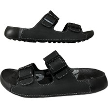 Mulex 50651 Erkek Anatomik Taban Günlük Terlik Şık Tokalı Rahat Tatil Deniz Plaj Terliği