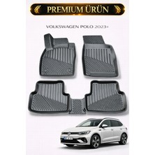 Black Gold Volkswagen Polo 2023+ Uyumlu 3D Oto Paspas Premium
